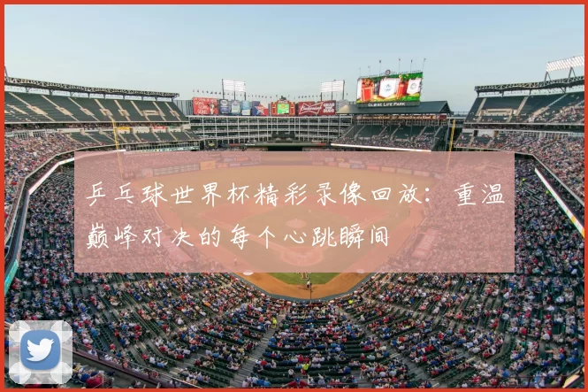乒乓球世界杯精彩录像回放：重温巅峰对决的每个心跳瞬间